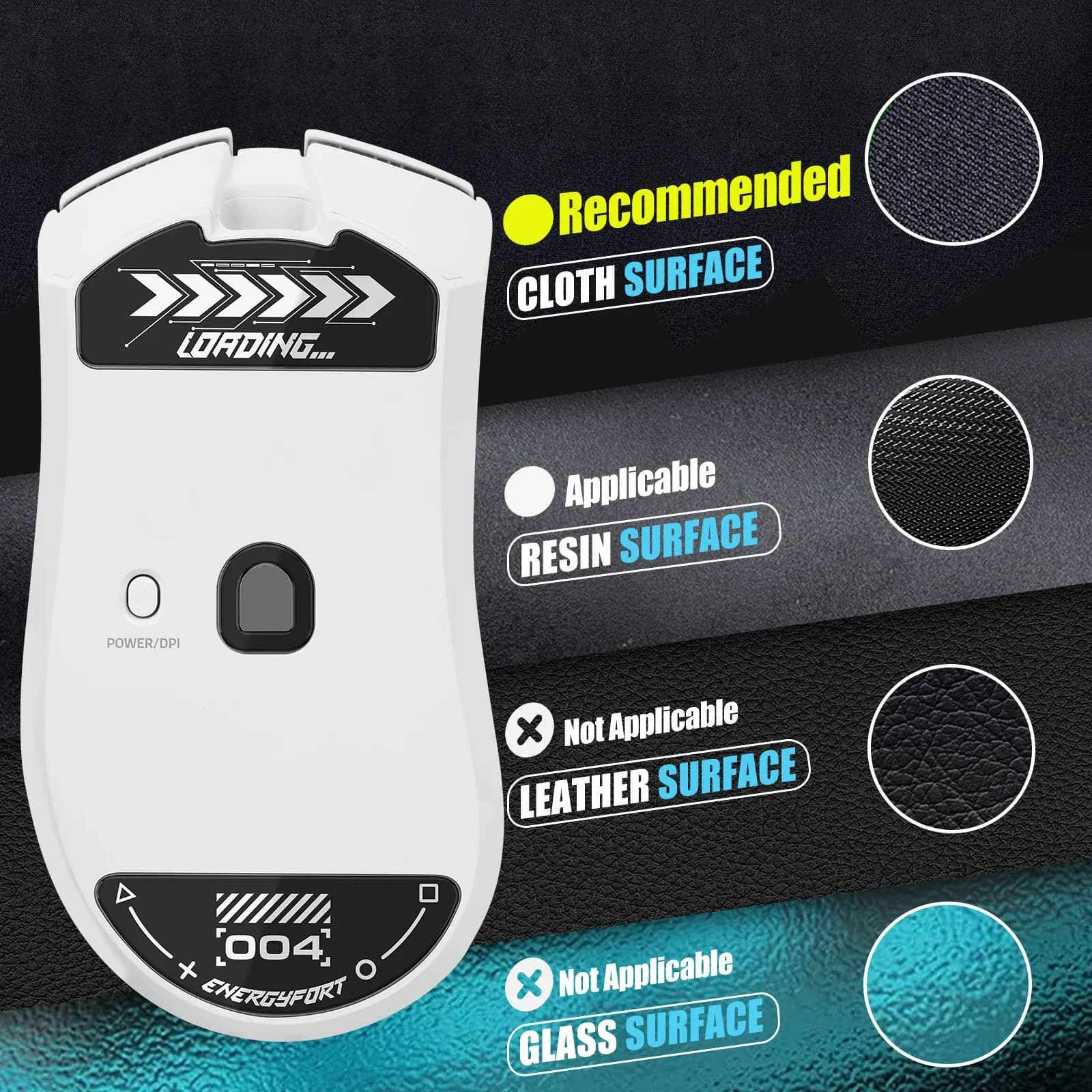 Patins de souris en verre Superglide pour Razer DeathAdder V4 Pro - Bords arrondis polis ultra-lisses - Image 6
