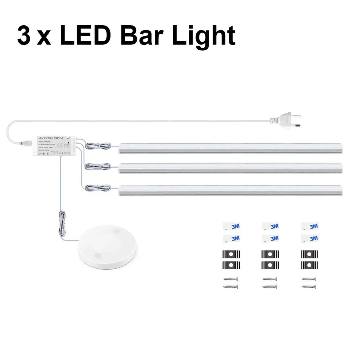 Réglette LED sans fil avec détecteur de mouvement et interrupteur tactile - Éclairage sous-meuble pour cuisine slide 7