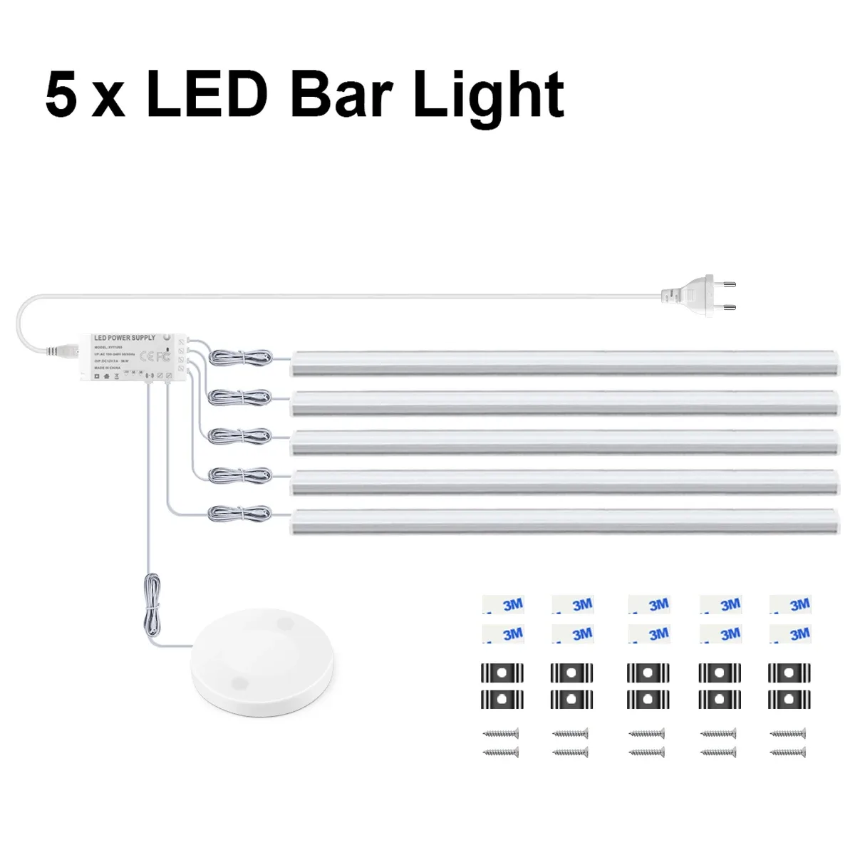 Réglette LED sans fil avec détecteur de mouvement et interrupteur tactile - Éclairage sous-meuble pour cuisine slide 11