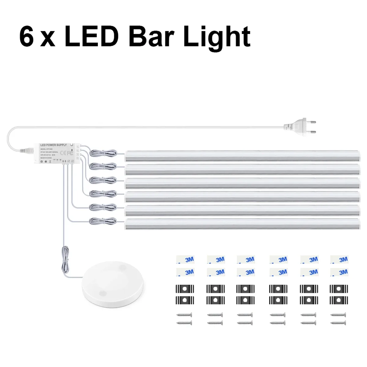 Réglette LED sans fil avec détecteur de mouvement et interrupteur tactile - Éclairage sous-meuble pour cuisine slide 10