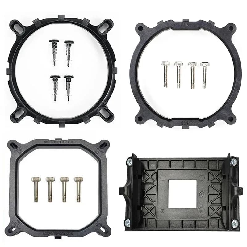JUMPEAK - Support de montage pour refroidisseur de processeur - Compatible AMD AM4 et Intel LGA 1700/115x/1366/2011/2066