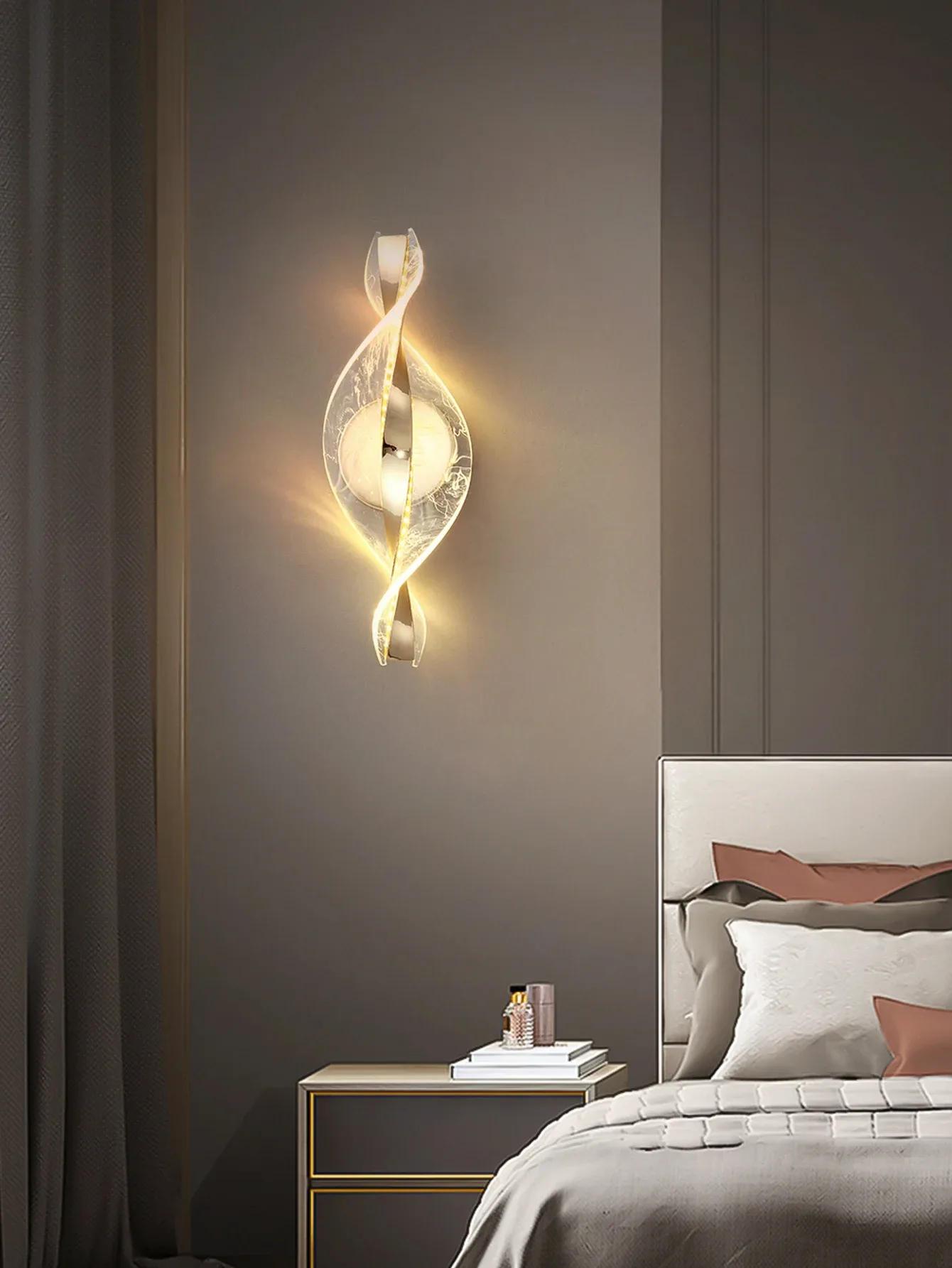 Applique murale moderne LED en acrylique