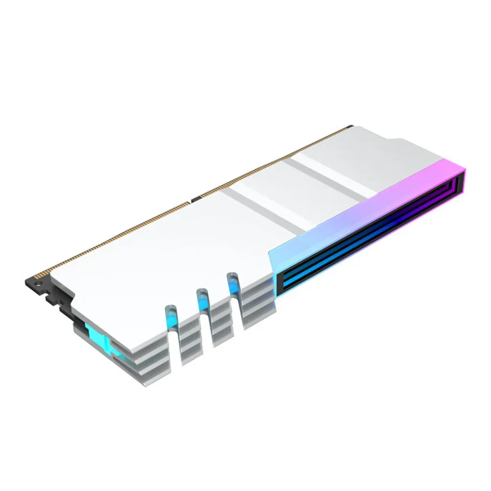 Dissipateur thermique ARGB pour RAM DDR4/DDR5 en alliage d'aluminium - Compatible AURA Sync - Image 6