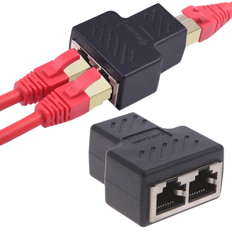 Répartiteur Ethernet RJ45 femelle vers 2 femelles - Image 2