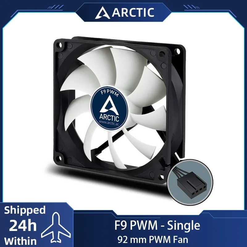 ARCTIC F9 PWM - Ventilateur de boîtier 92 mm, 150-1800 tr/min - Image 1