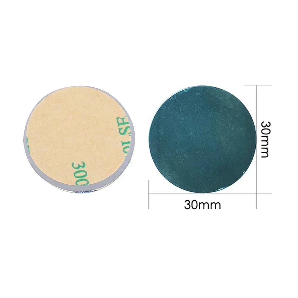 Plaques métalliques adhésives pour support de téléphone magnétique universel - Lot de 1 à 20 pièces slide 5