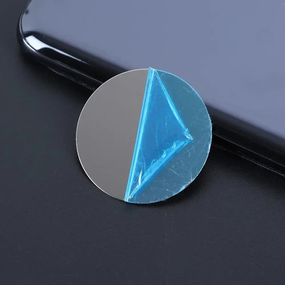 Plaques métalliques adhésives pour support de téléphone magnétique universel - Lot de 1 à 20 pièces slide 4
