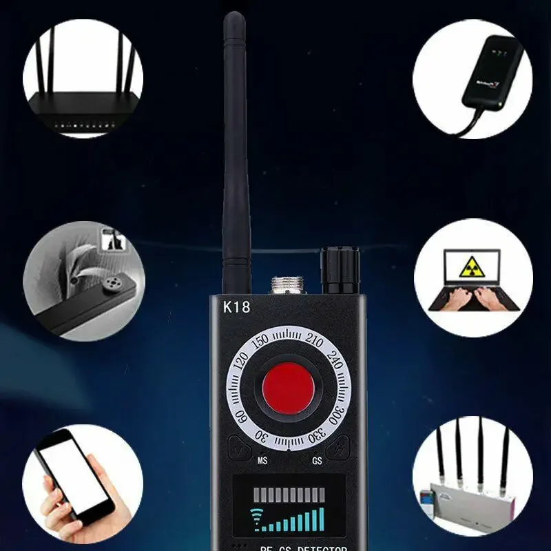 Détecteur multifonction K18 - Anti-espionnage, signaux RF et traceurs GPS slide 5