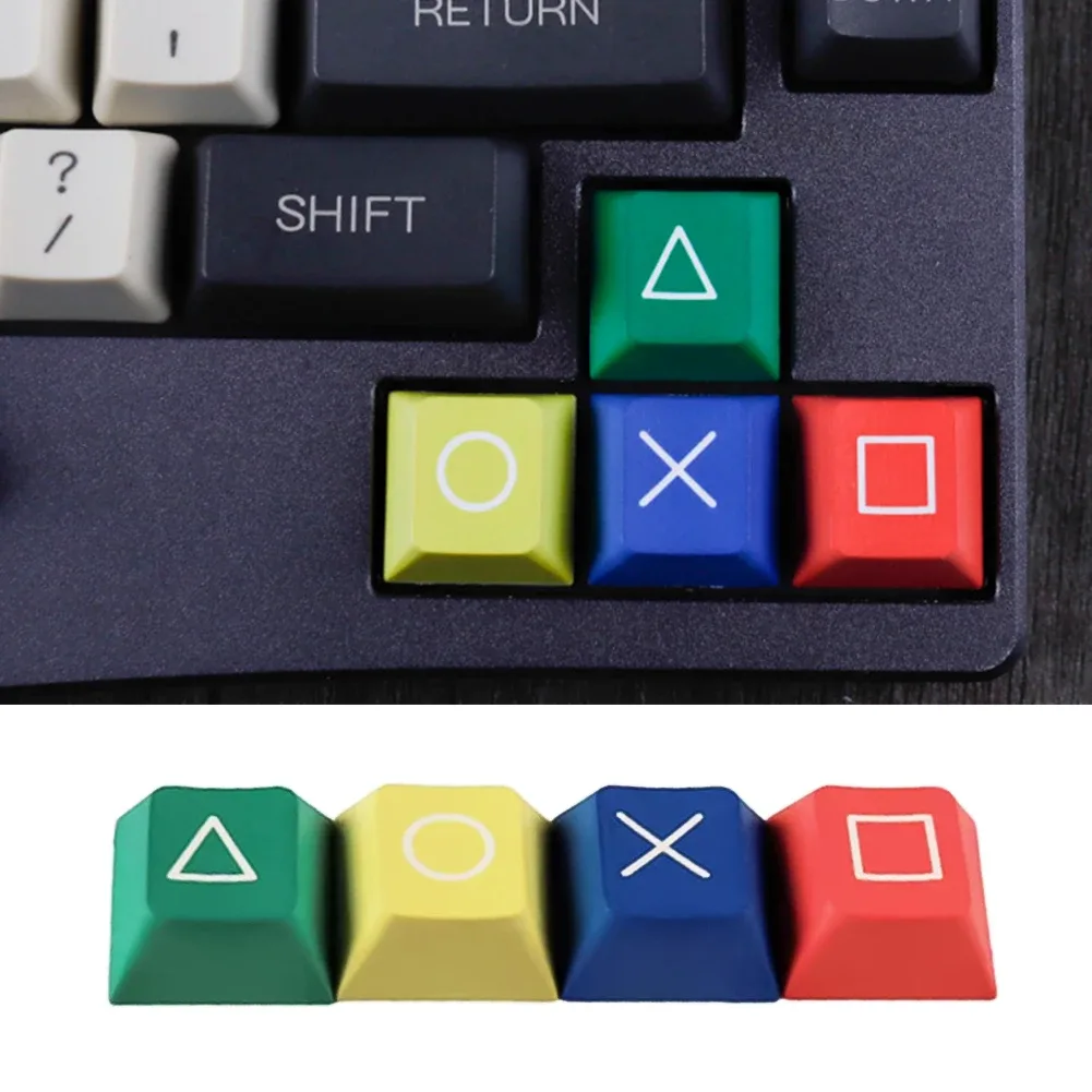 Lot de 4 touches directionnelles en PBT - Profil Cherry - Sublimation 5 faces - Image 1