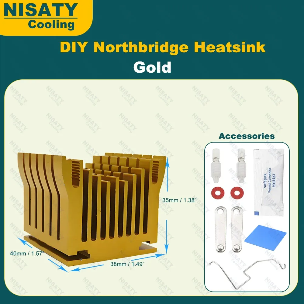 Dissipateur thermique Northbridge en aluminium avec ventilateur 40 mm slide 11