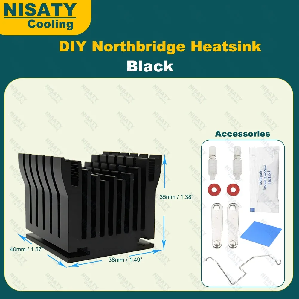 Dissipateur thermique Northbridge en aluminium avec ventilateur 40 mm slide 14
