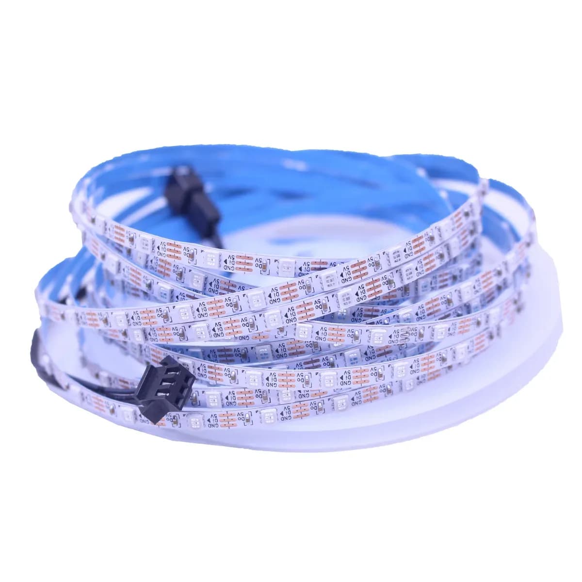 Ruban LED Adressable 3535, WS2812B / SK6812, 5V, 60/144 LEDs/m, 8mm (1m-5m) - Image 4