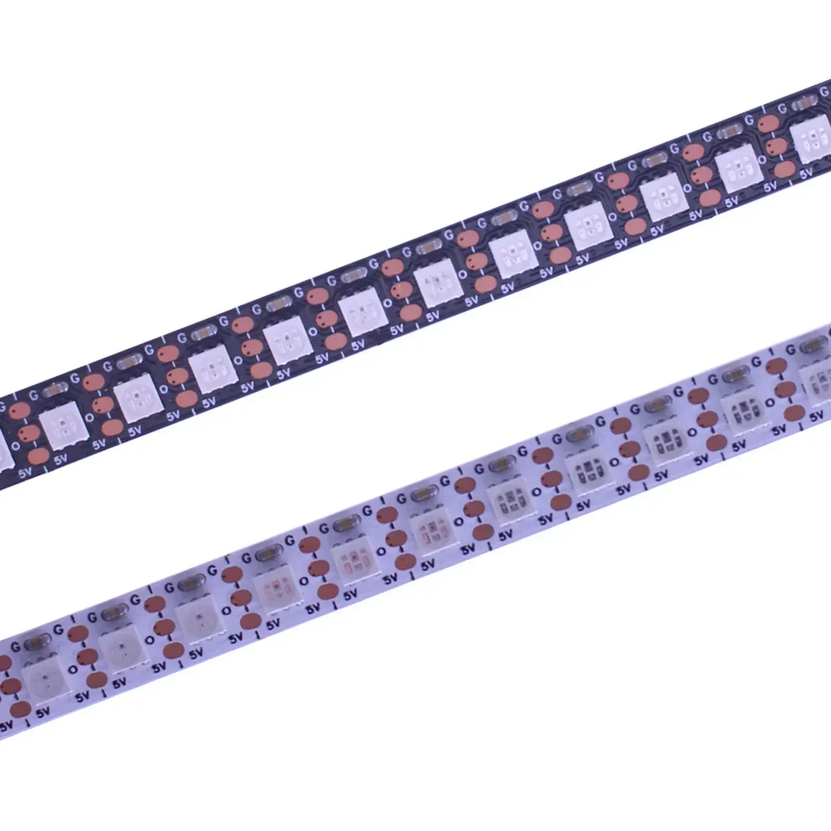 Ruban LED Adressable 3535, WS2812B / SK6812, 5V, 60/144 LEDs/m, 8mm (1m-5m) - Image 1
