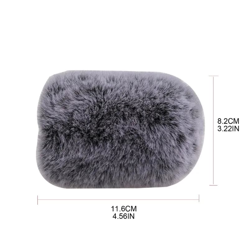 Bonnette anti-vent en fourrure pour microphone AT2020 - Image 6