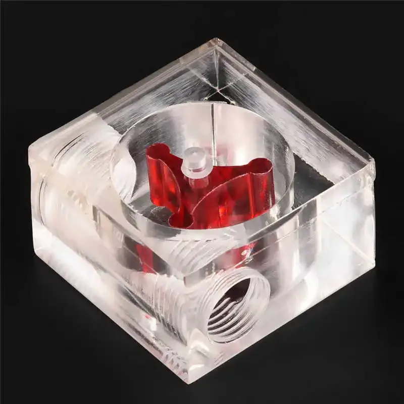 Indicateur de flux G1/4 en acrylique pour watercooling PC - Image 3