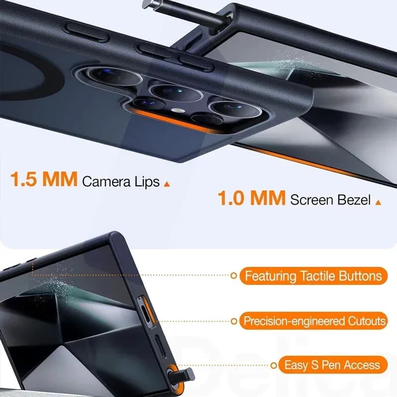 Coque magnétique UYUXIO avec support pour Samsung Galaxy S26 S25 S24 S23 Ultra FE S22 Plus - Image 5