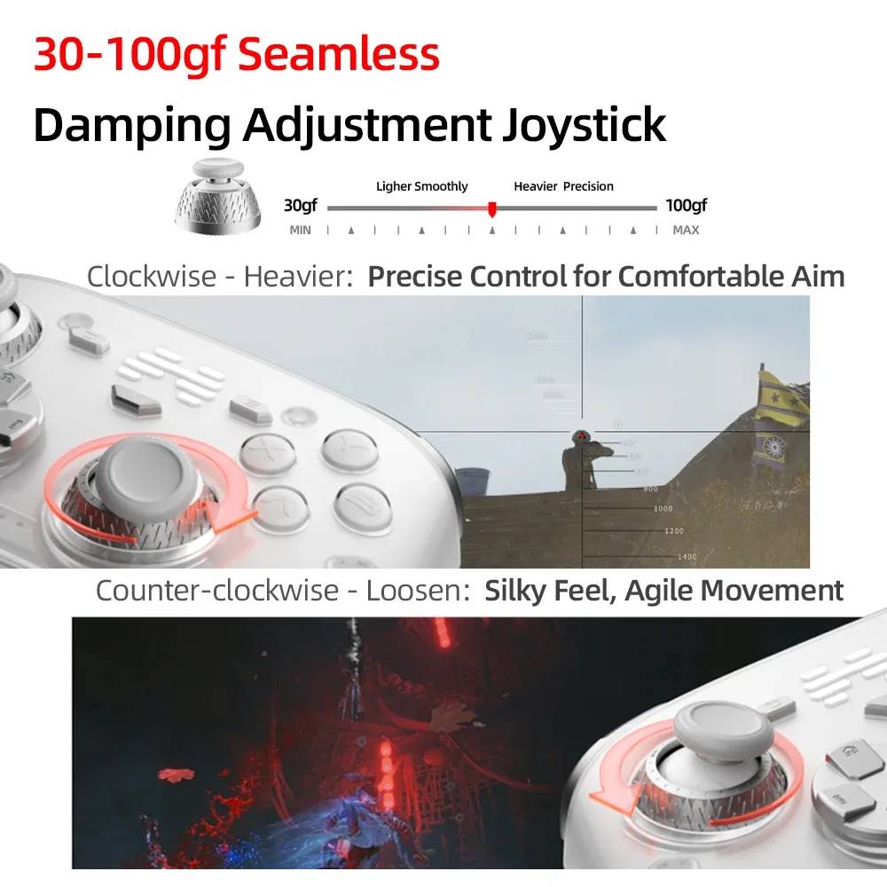 Beitong Kunpeng 70 Elite : Manette sans fil avec IA et gâchettes adaptatives pour Switch 2, PC et mobile slide 6