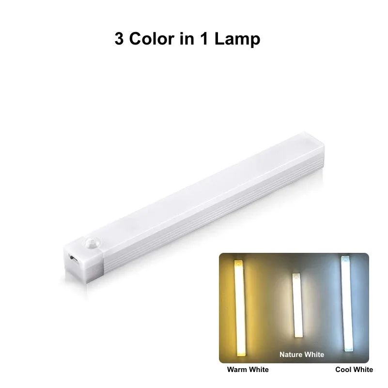 Réglette LED sans fil AITHEA avec détecteur de mouvement, rechargeable USB-C slide 9