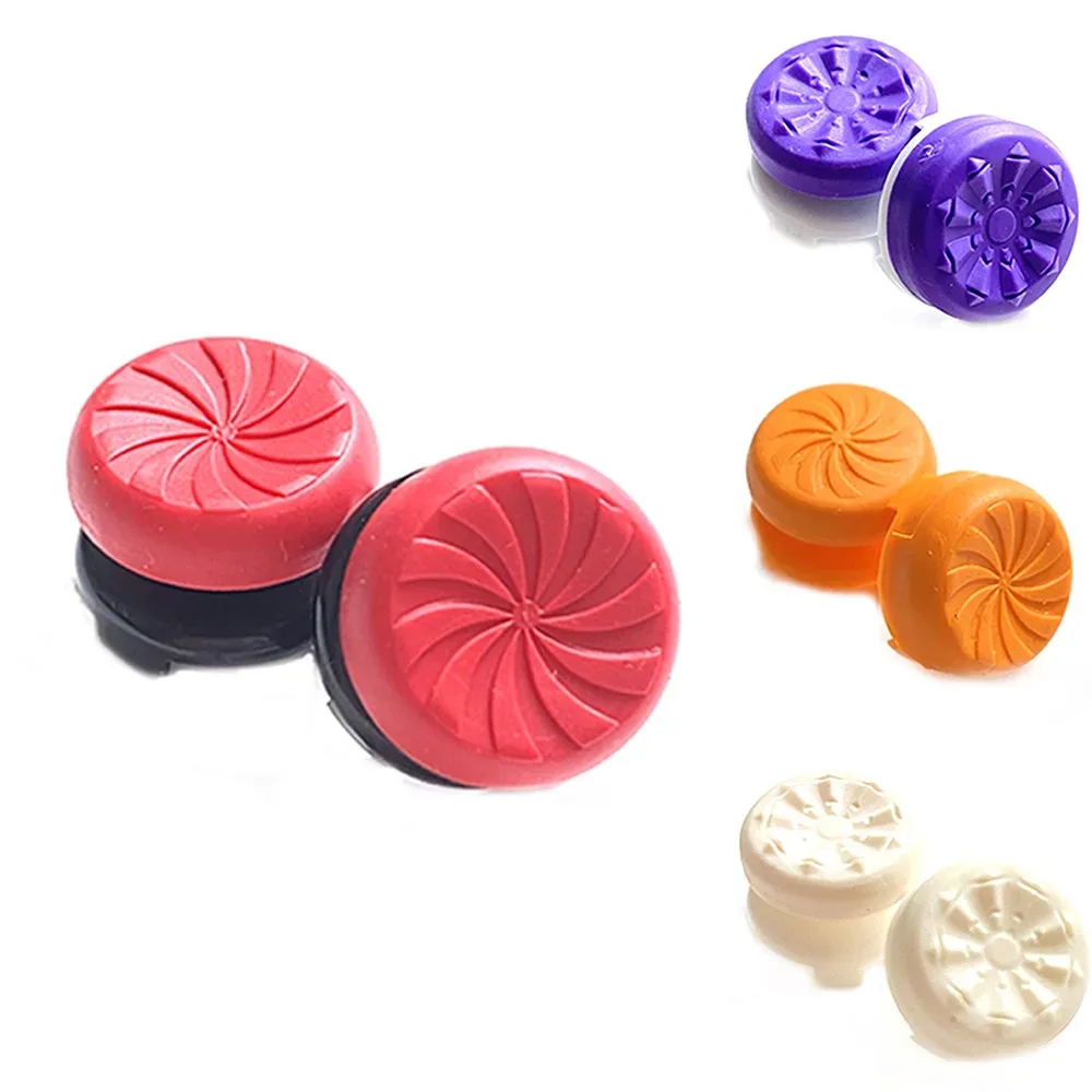 Lot de 2 grips de joystick en silicone pour manettes PS4 et PS5 - Image 1