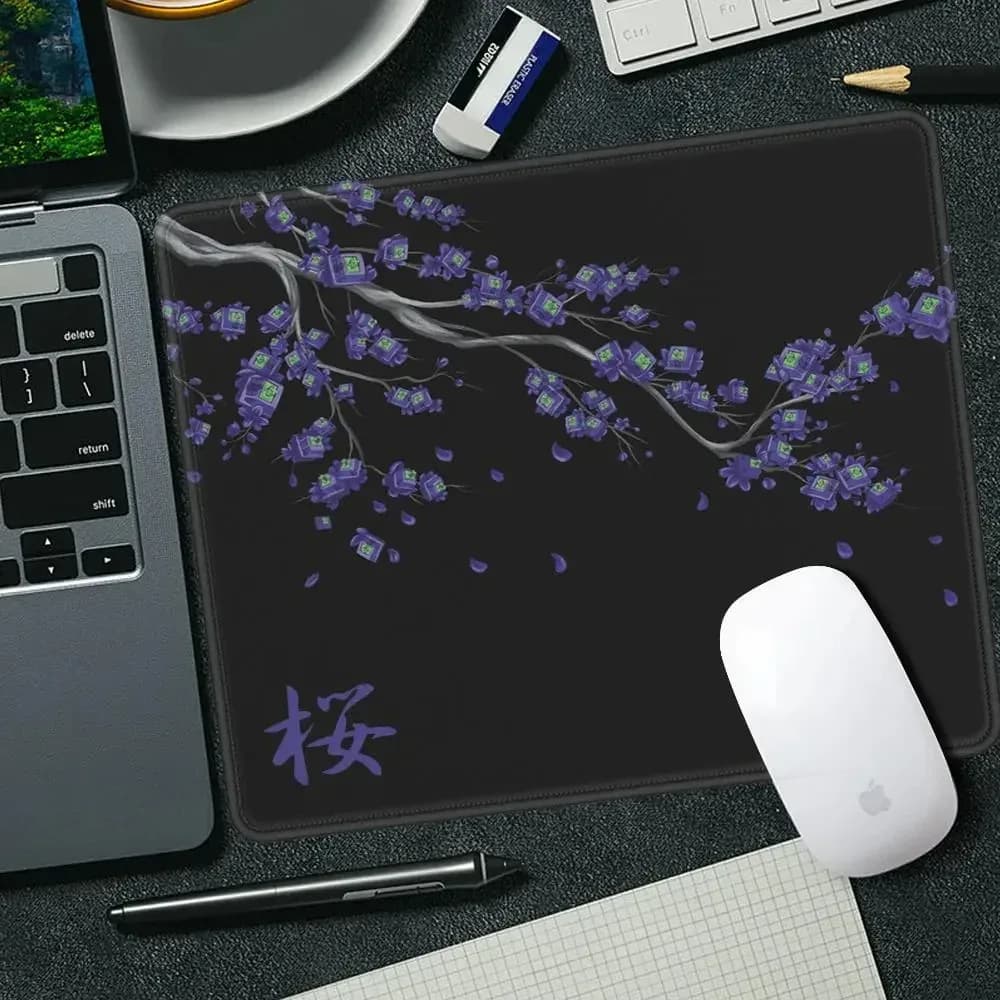 Tapis de souris gaming Sakura - Cerisiers du Japon - 450 x 400 mm - Image 4