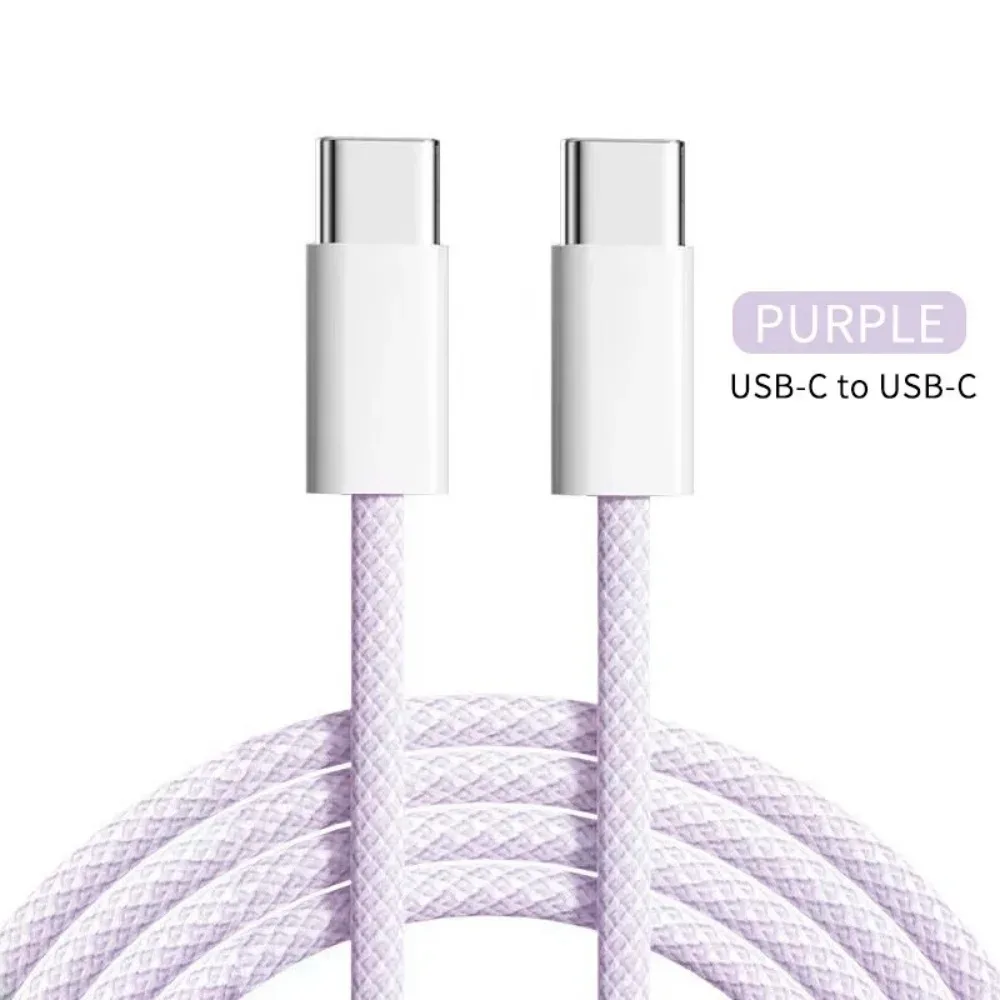 Câble USB-C vers USB-C 60W Power Delivery - Charge Rapide pour iPhone 16/15, iPad, Samsung et Xiaomi slide 9
