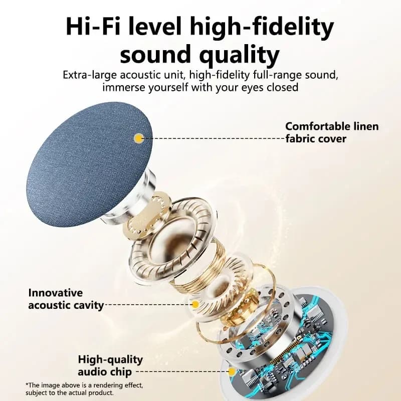 Mini haut-parleur de sommeil Bluetooth 5.4, son Hi-Fi dynamique - Image 5