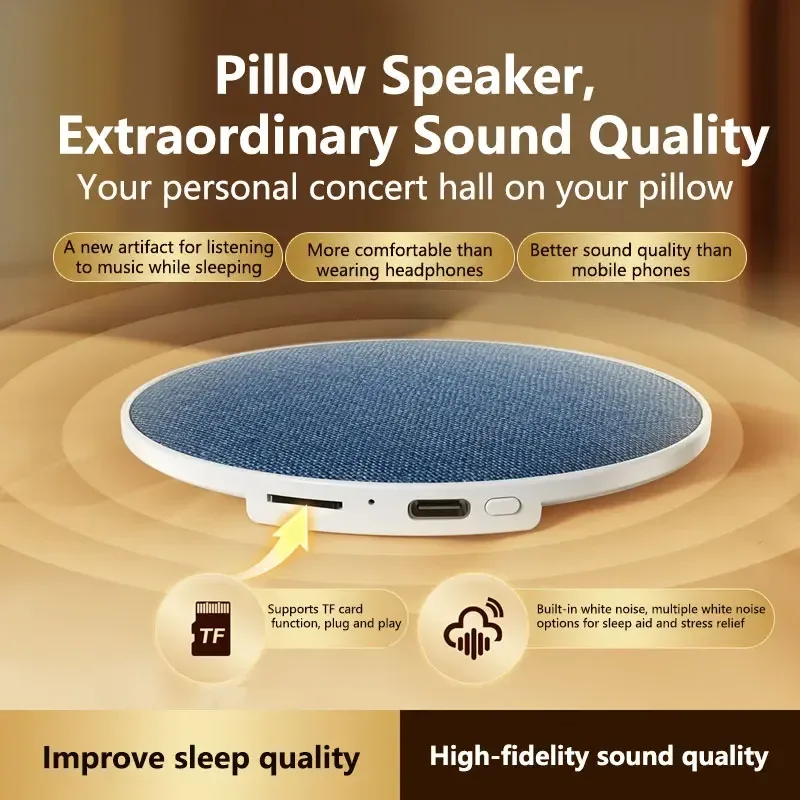 Mini haut-parleur de sommeil Bluetooth 5.4, son Hi-Fi dynamique - Image 4