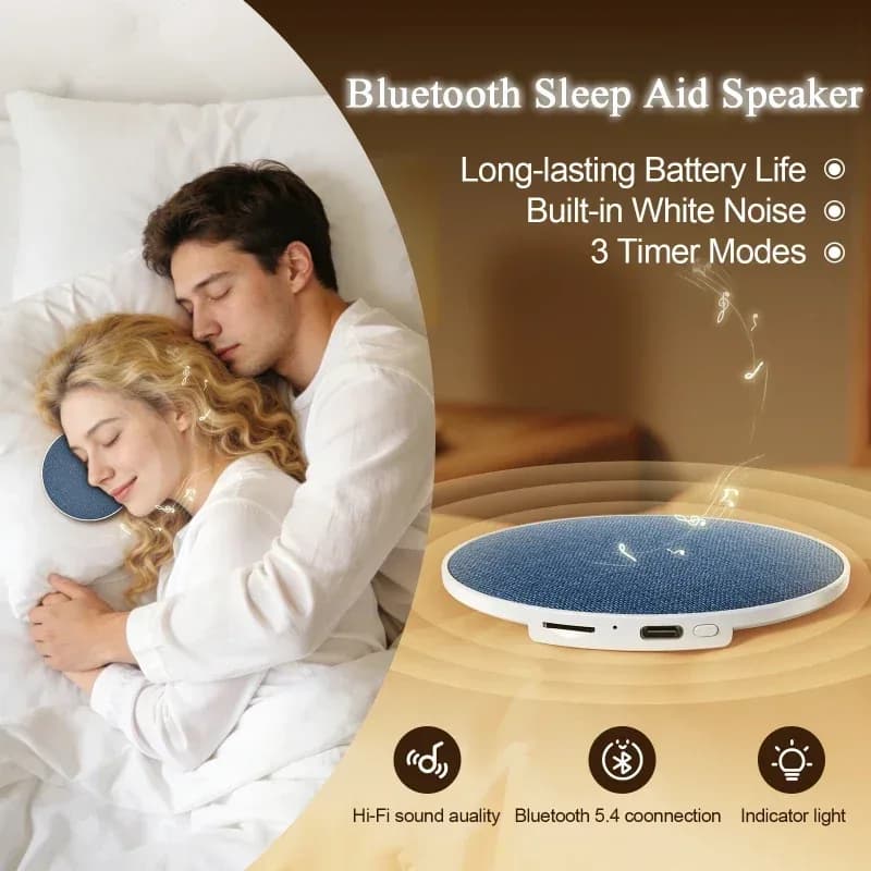 Mini haut-parleur de sommeil Bluetooth 5.4, son Hi-Fi dynamique - Image 3