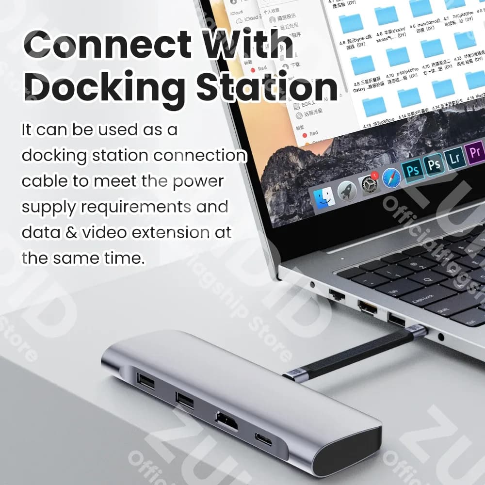 Câble USB4 Type-C 240W 40Gbps - Compatible Thunderbolt 3 (8K 60Hz) - Image 5
