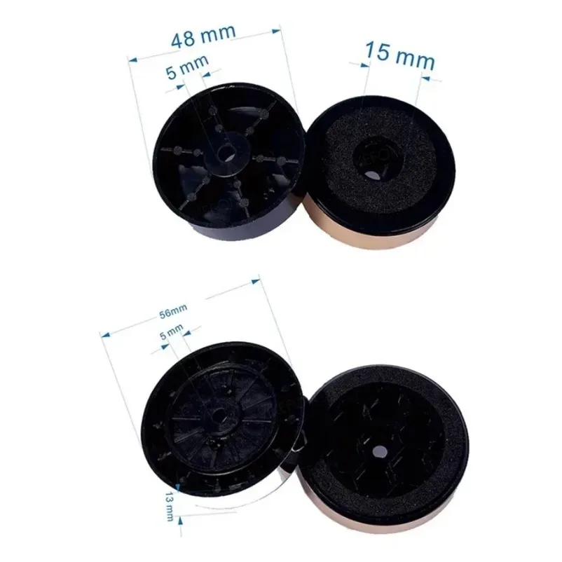 VIKEFON - Lot de 4 pointes de découplage et supports pour enceintes Home Cinéma slide 6