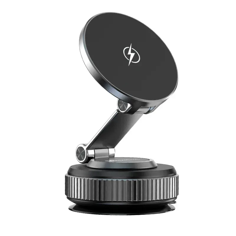 Chargeur de voiture magnétique sans fil avec support à ventouse rotatif 360° slide 8