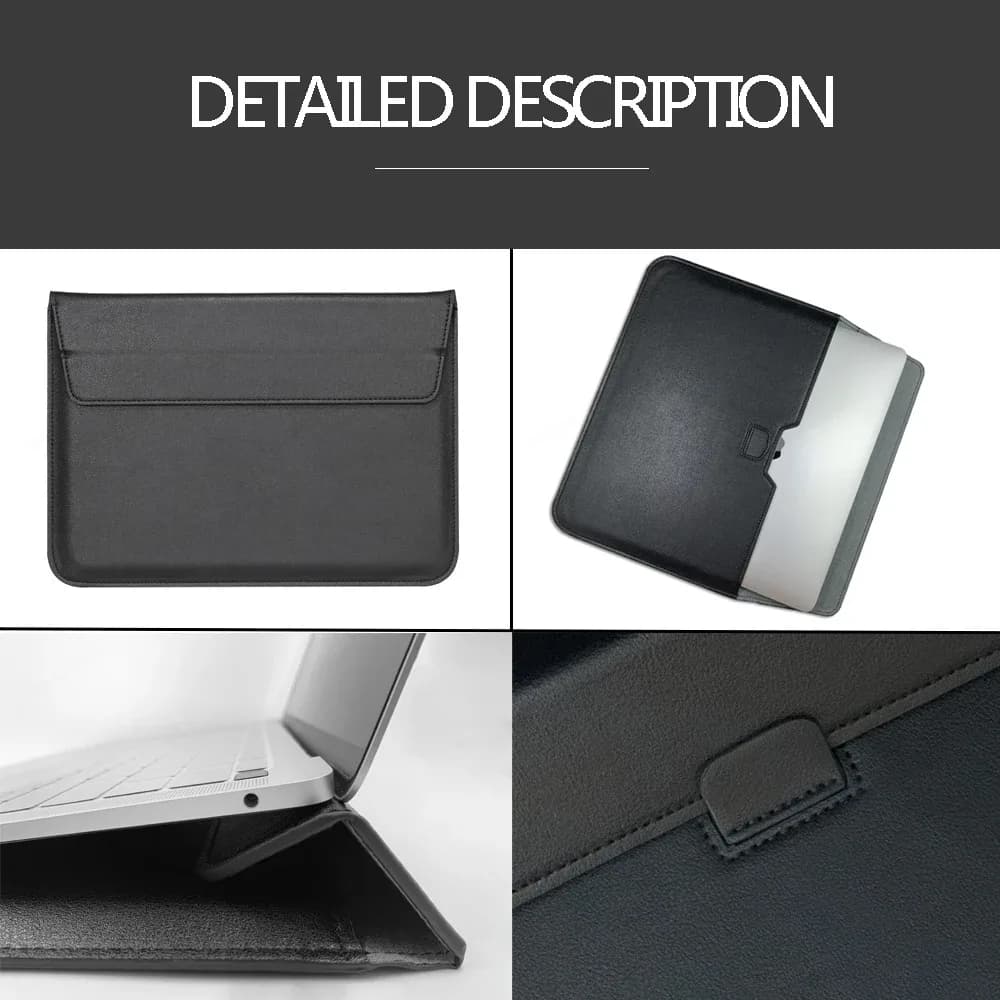 Housse de protection avec support pour MacBook Air et Pro (13-16 pouces) - Image 6