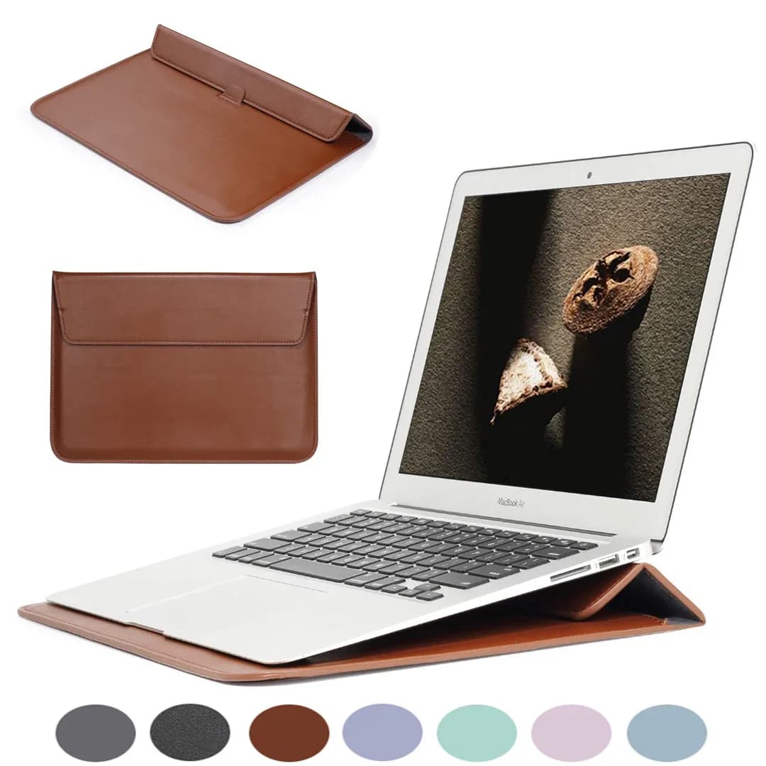 Housse de protection avec support pour MacBook Air et Pro (13-16 pouces) - Image 1