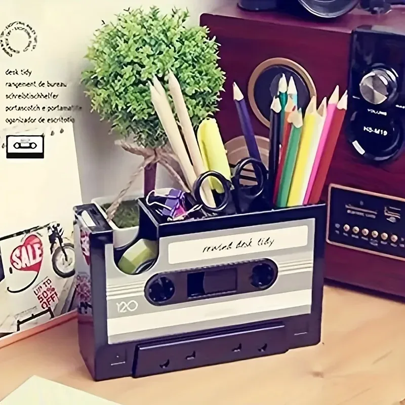 Porte-stylo cassette au design rétro - Image 5