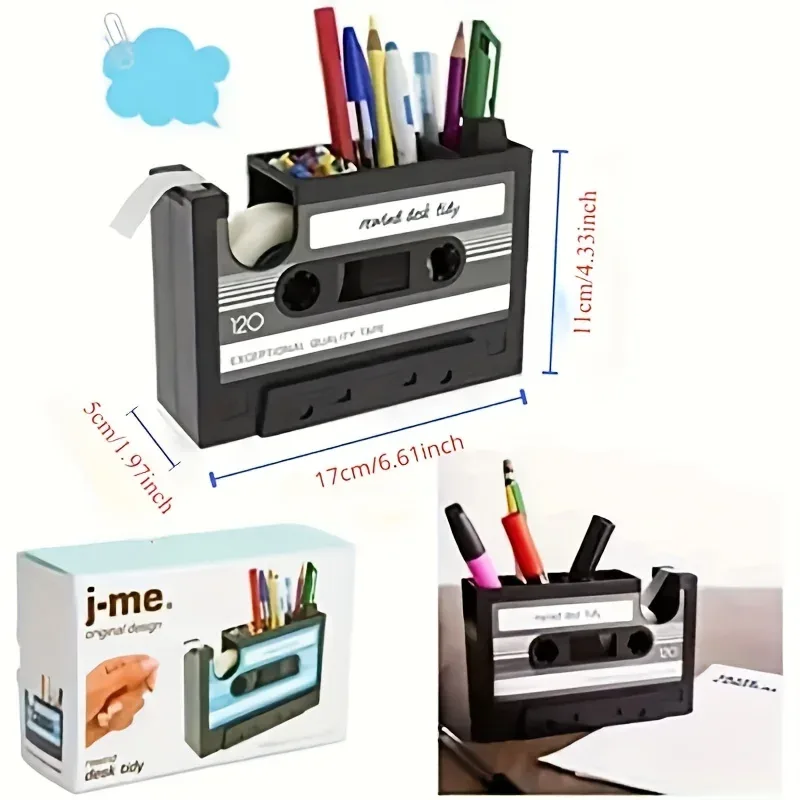 Porte-stylo cassette au design rétro - Image 4