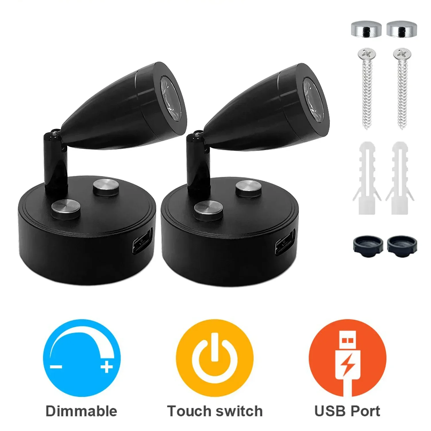 Spot de lecture LED 12-24V pour camping-car, caravane et bateau - Image 2