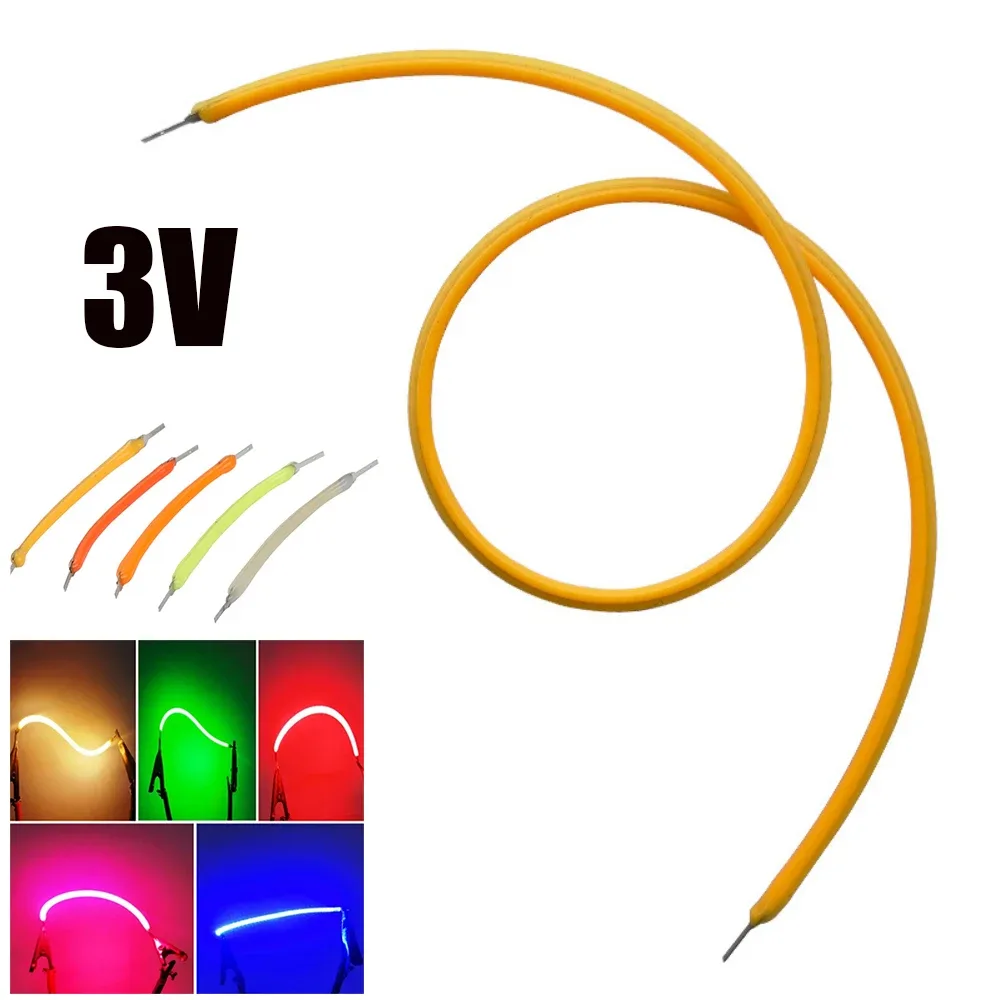 Filament LED COB Flexible 3V DC pour Ampoule Edison - Différentes Tailles et Couleurs - Image 1