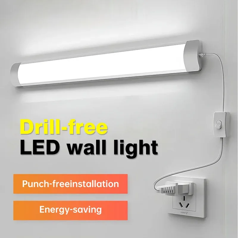 Ruban LED 220V avec câble d'alimentation pour éclairage intérieur - Image 1