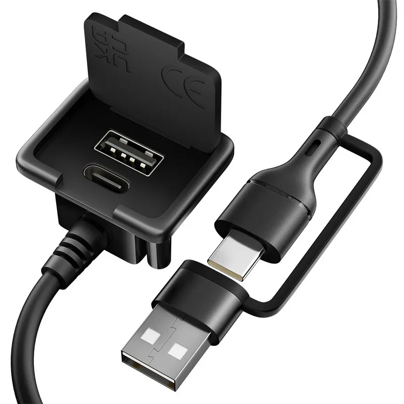 Câble d'extension USB 3.0 Type-C pour port de charge externe de sac à dos (50 cm)