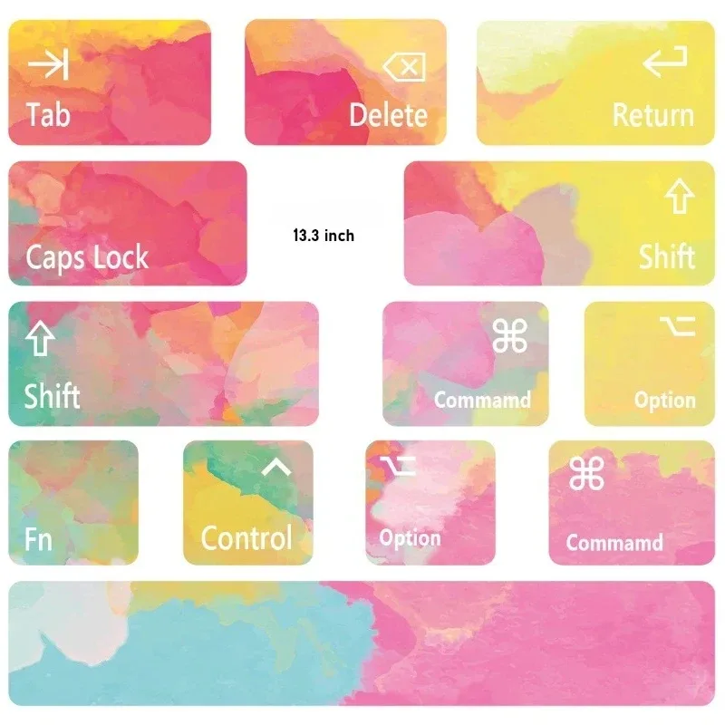 Autocollants décoratifs et anti-usure pour touches de clavier d'ordinateur portable - Image 5