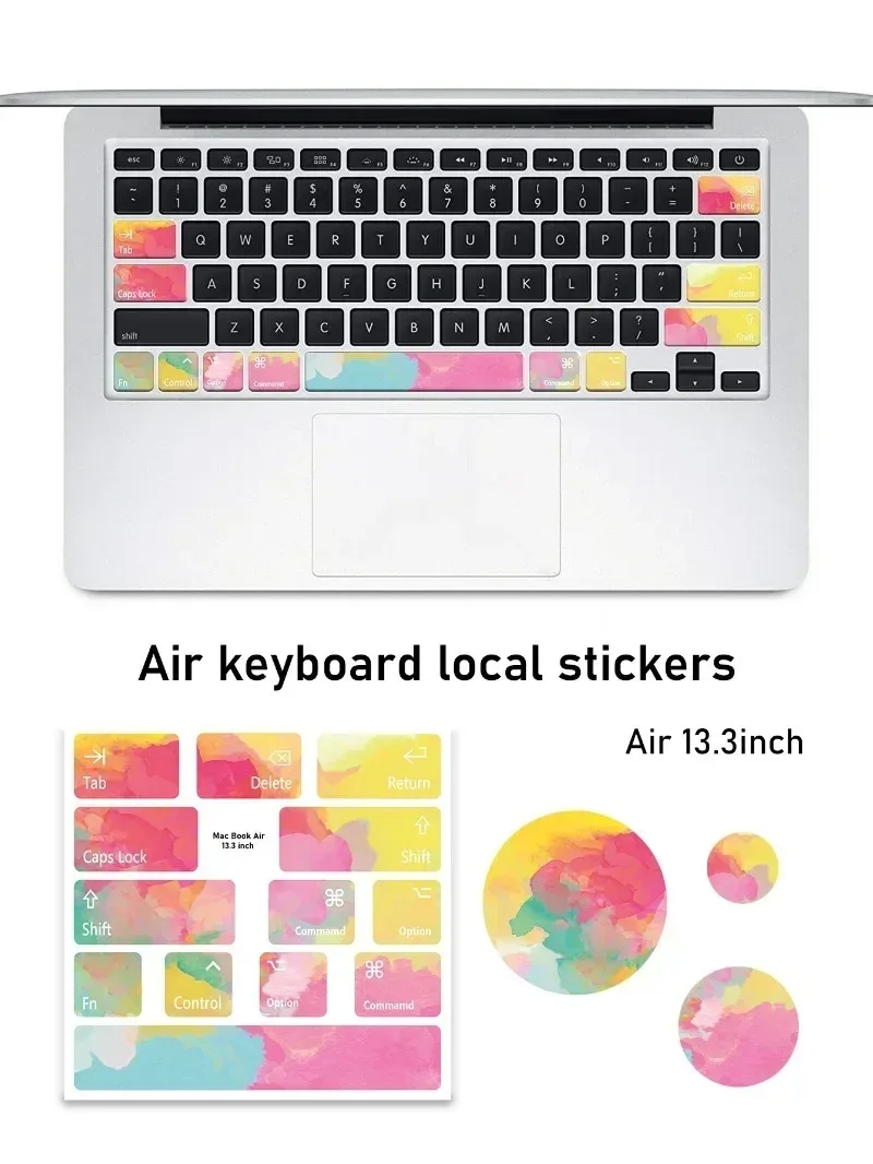 Autocollants décoratifs et anti-usure pour touches de clavier d'ordinateur portable - Image 6