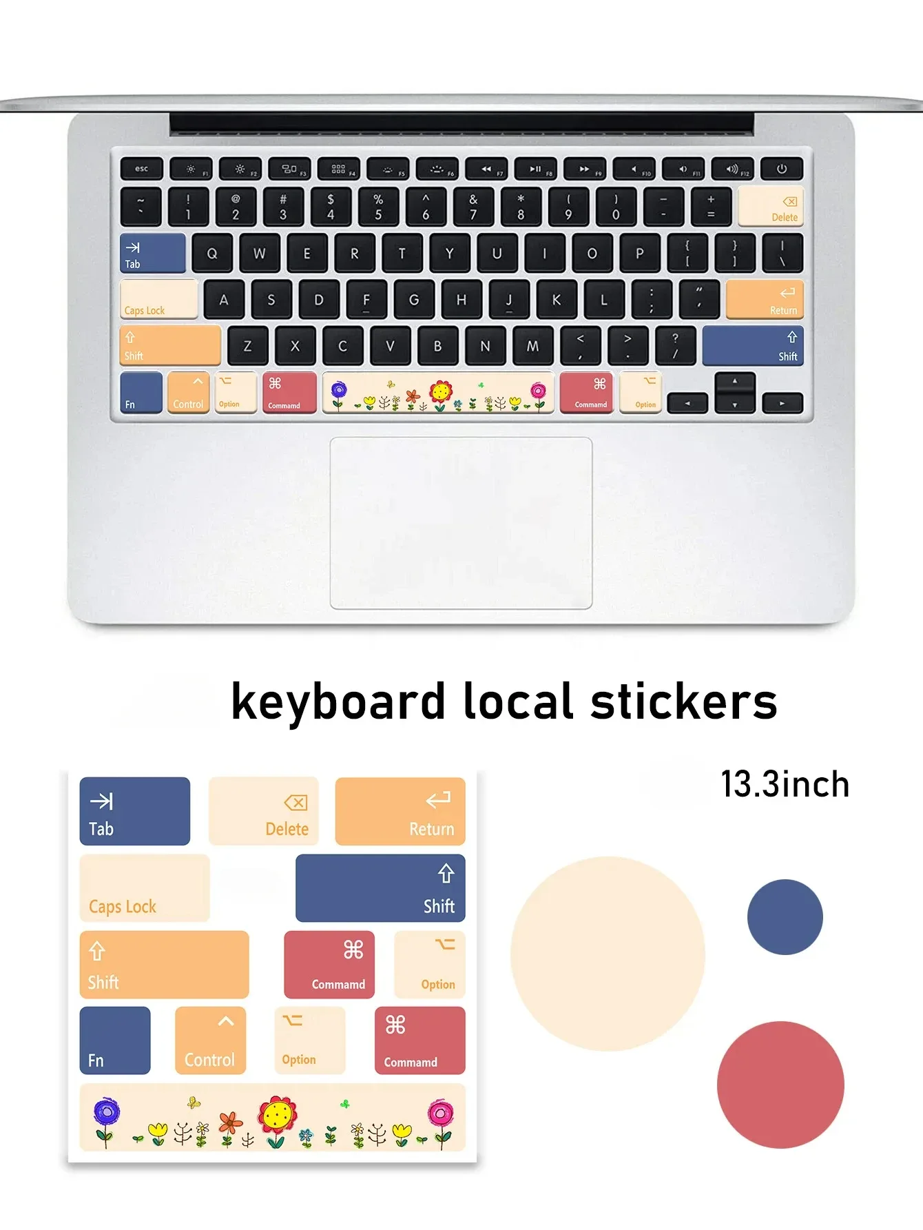 Autocollants décoratifs et anti-usure pour touches de clavier d'ordinateur portable slide 11