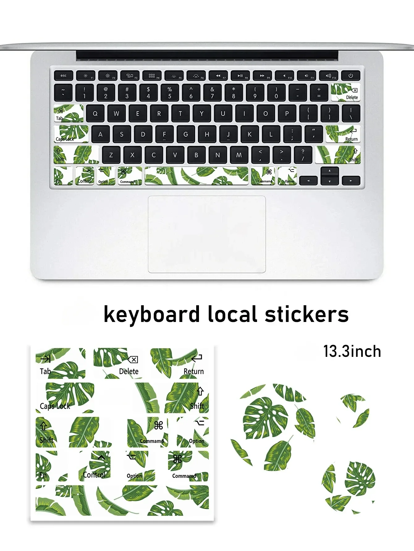 Autocollants décoratifs et anti-usure pour touches de clavier d'ordinateur portable slide 9