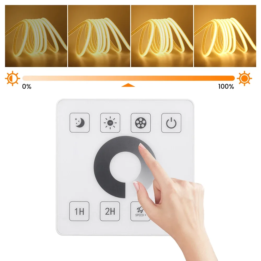 Ruban LED Néon COB Flexible 220V Dimmable 288 LED/m - Contrôle Bluetooth, Mural et Télécommande - Kit Complet 1500W - Image 4