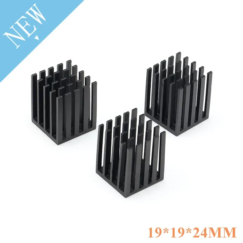 Dissipateur thermique en aluminium 19 x 19 x 24 mm - Image 1