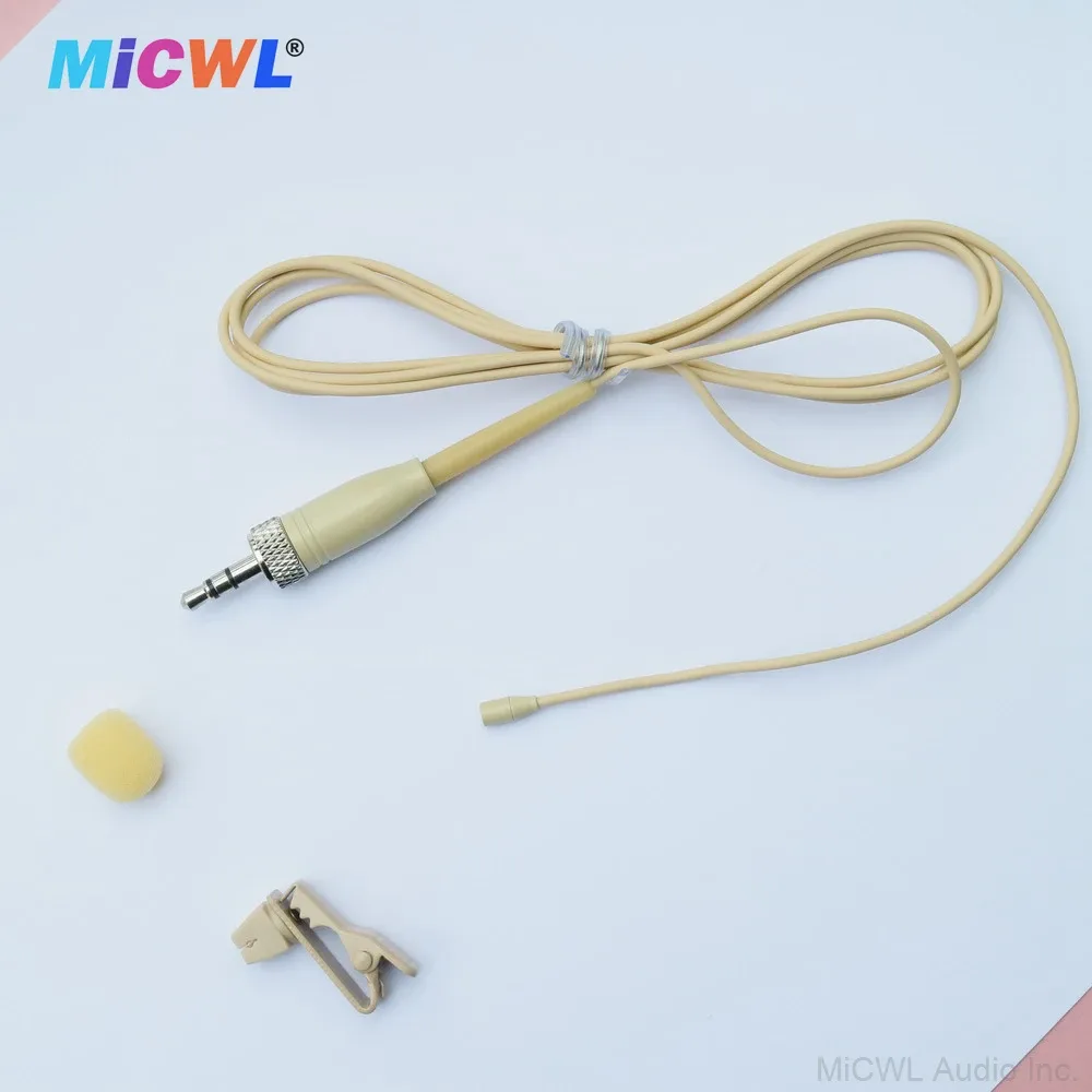 Microphone cravate ultra-miniature TL48 pour systèmes sans fil Sennheiser, Shure, AKG et MiPro (TA3F, TA4F, 3,5 mm) slide 2