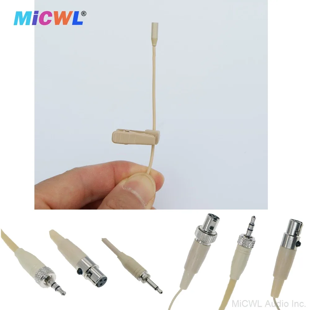 Microphone cravate ultra-miniature TL48 pour systèmes sans fil Sennheiser, Shure, AKG et MiPro (TA3F, TA4F, 3,5 mm) slide 6