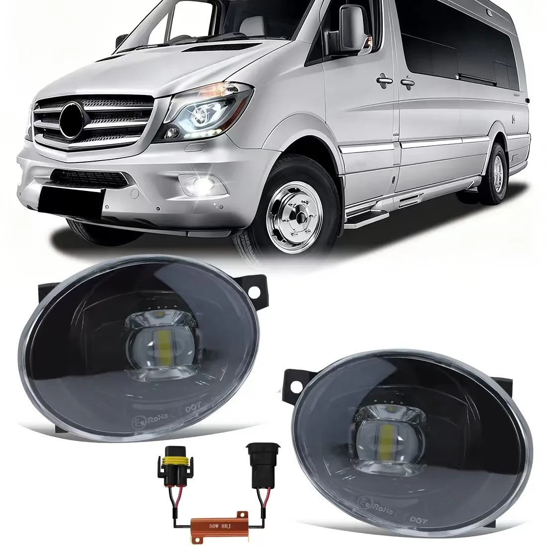 Phare antibrouillard LED pour Mercedes-Benz Sprinter (W907/W910) 2019-2021 - 2H0941699
