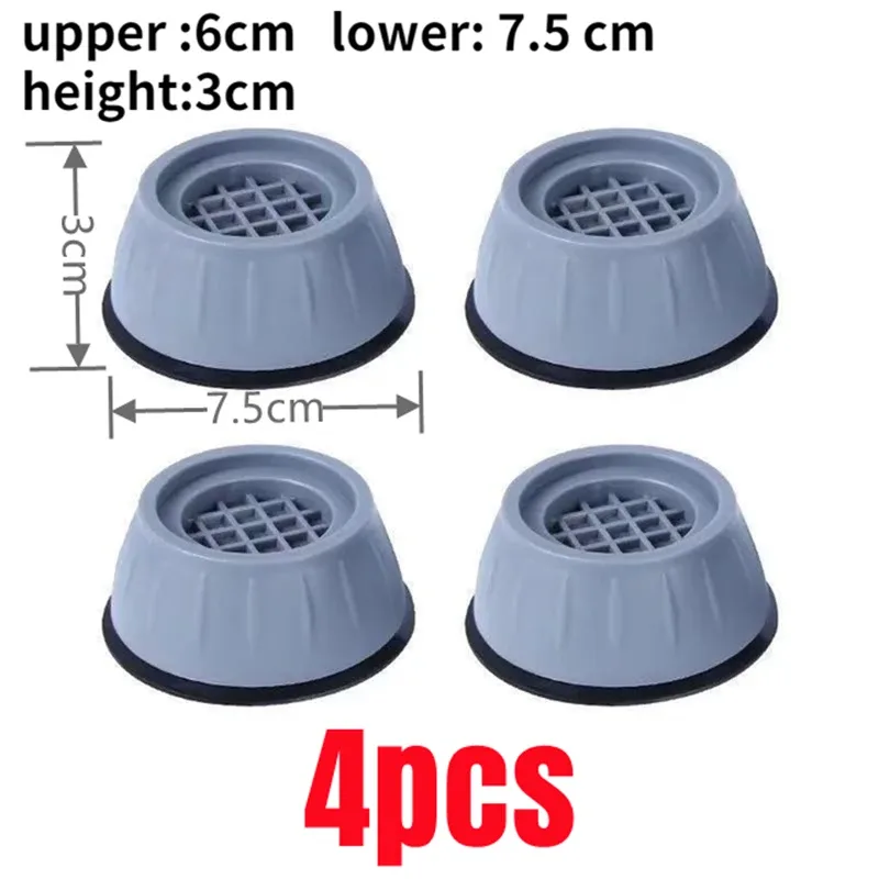Supports Anti-Vibration Réglables pour Machine à Laver et Réfrigérateur (Lot de 4) slide 2