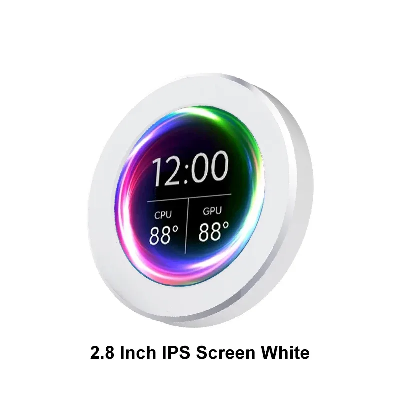 Écran de surveillance système rond IPS pour PC (2,1/2,8 pouces) - USB Type-C slide 7